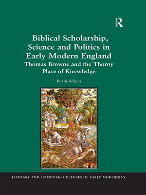 cover image of Biblical Scholarship, Science and Politics in Early Modern England
